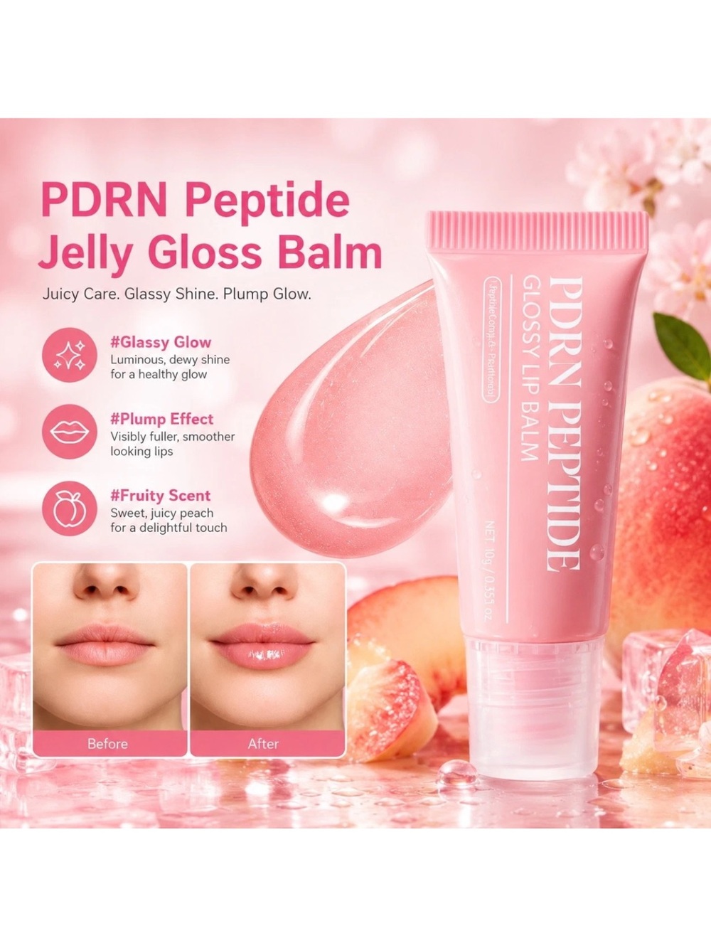 Peptide Jelly Gloss Balm - Pink